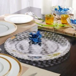 Nachtmann Bossa Nova Crystal Serving Plate - 32cm