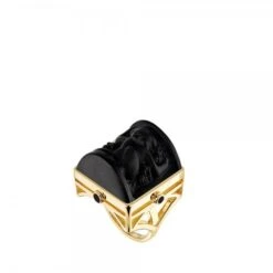 Bague Nysa Noir Lalique