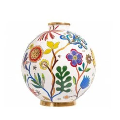 Boule Coloniale Extravaganza Émaux De Longwy -OBJETS DÉCORATIFS CRISTAL Boule coloniale Extravaganza emaux de longwy