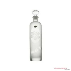 Bouteille en Cristal Taillé Main pour Eau de Vie et Spiritueux - 50cl