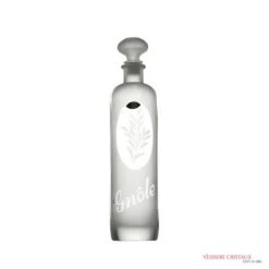 Bouteille à Gnôle en Cristal Taillé à la Main - Tradition de Lorraine