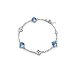 Baccarat Médicis Riviera Crystal Chain Bracelet