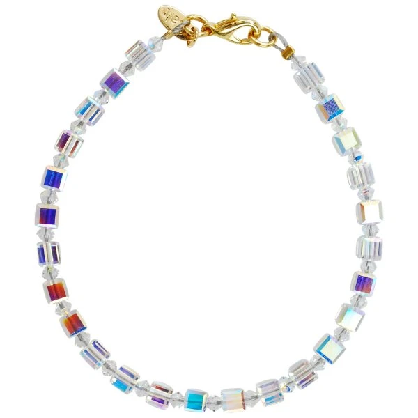 Bracelet Cristaux Carrés 1 Bracelet Cristaux Carrés