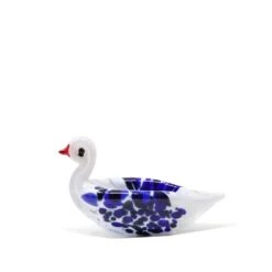 Canard Alcool Cristal 6 Canard Alcool Cristal -OBJETS DÉCORATIFS CRISTAL Canard alcool cristal bleu blanc