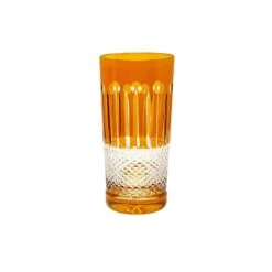 Cristal de Paris - Chope en Cristal Jaune Collection Yvan