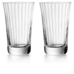 Baccarat Mille Nuits Crystal Beer Mugs - Set of 2