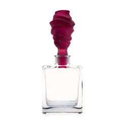 Daum Sand Violet Crystal Perfume Bottle - Christian Ghion Collection