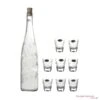 Lehrer Coffret Eau de Vie en Cristal Taillé Main - 9 Pièces
