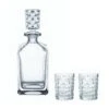 Nachtmann Bossa Nova Whiskey Set: Crystal Carafe & 2 Tumblers