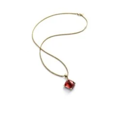 Baccarat Médicis Collier - Small Crystal Pendant in Vermeil