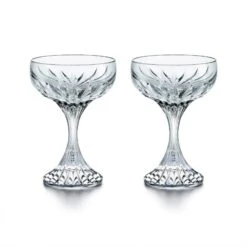 Baccarat Masséna Crystal Champagne Coupes - Set of 2