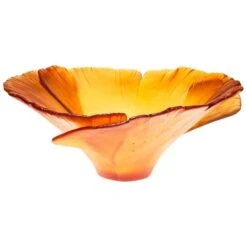 Coupe Ambre Ginkgo Daum