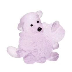 Daum Doudours Twins Rose Serge Mansau Crystal Sculpture