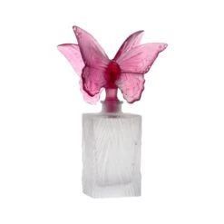 Daum Couple De Papillons Crystal Perfume Bottle - Numbered Edition