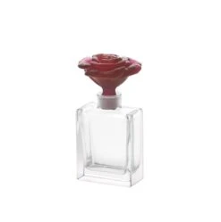 Daum Flacon de Parfum en Pâte de Cristal Rose Framboise