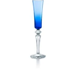 Baccarat Mille Nuits Flutissimo Champagne Flute by Mathias 9 Baccarat Mille Nuits Flutissimo Champagne Flute by Mathias -OBJETS DÉCORATIFS CRISTAL Flutissimo bleu clair Baccarat