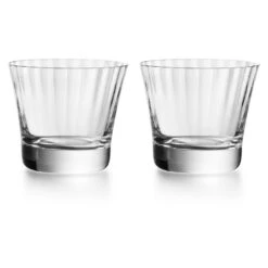 Baccarat Mille Nuits Crystal Tumblers - Set of 2 Designer Coffret