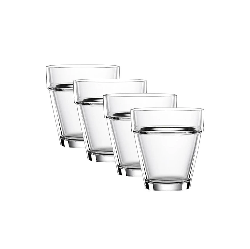 Spiegelau Bistro Crystal Tumblers - Set of 4 High-Durability Glasses 2 Spiegelau Bistro Crystal Tumblers - Set of 4 High-Durability Glasses – Image 2