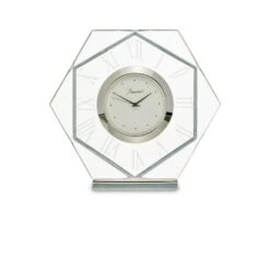 Baccarat Harcourt Abysse Large Crystal Desk Clock