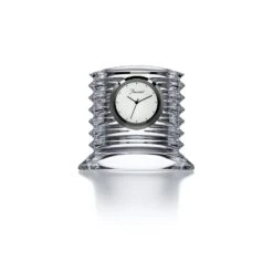 Baccarat Lalande Crystal Pendulette Table Clock