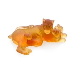 Lionne Et Lionceaux Daum