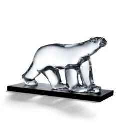 Ours Pompon Cristal Clair Baccarat