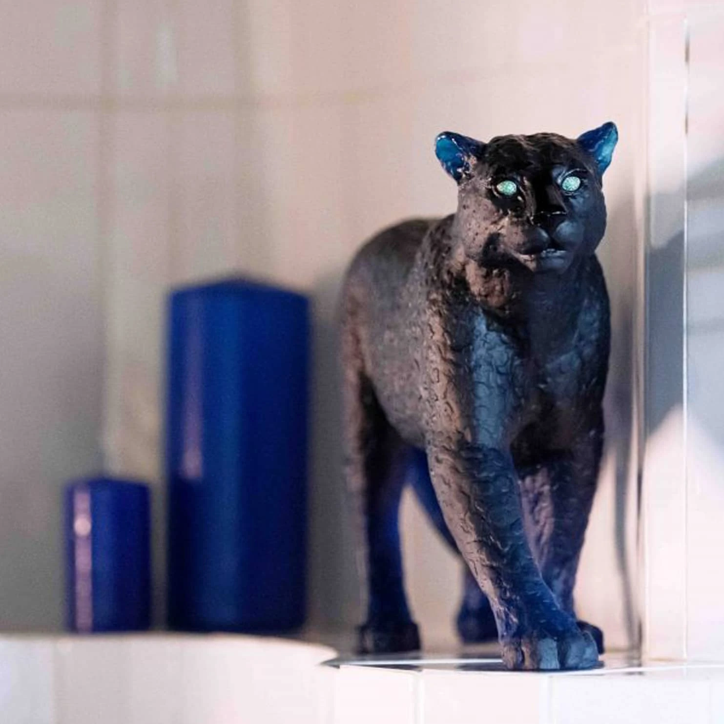 Panthère Florida Yeux Émeraudes Daum 8 Panthère Florida Yeux Émeraudes Daum – Image 8