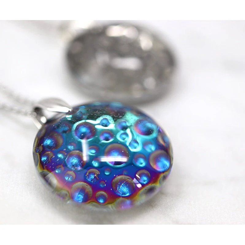 Loïc Ortega Pendentif Cristal Éclipse - Argent 925 et Cristal Artisanal 1 Loïc Ortega Pendentif Cristal Éclipse - Argent 925 et Cristal Artisanal