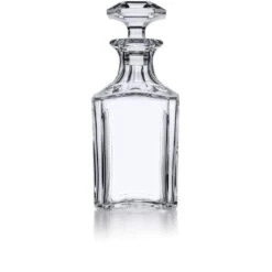 Baccarat Perfection Square Whisky Decanter - Luxury Crystal Carafe