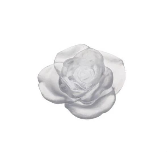 Fleur Blanche Rose Passion Daum 1 Fleur Blanche Rose Passion Daum