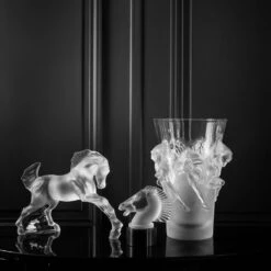 Sculpture Cheval Incolore Lalique
