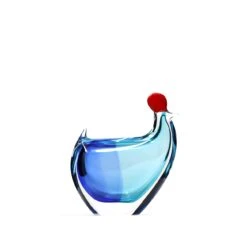 Poule Cristal Bleu Et Turquoise