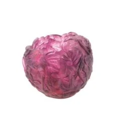 Vase Rouge Violet Bouquet Daum