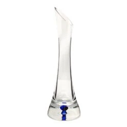 Vase Soliflore Cristal Bulle Bleu Nuit