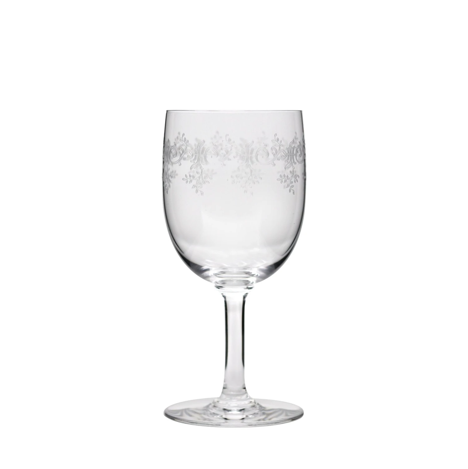 Baccarat Sévigné Crystal Wine Glass - Elegant Acid Etched Vintage Stemware 1 Baccarat Sévigné Crystal Wine Glass - Elegant Acid Etched Vintage Stemware