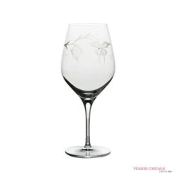 Lehrer Set de 2 Verres à Bordeaux en Cristal Taillé - Motif Raisin