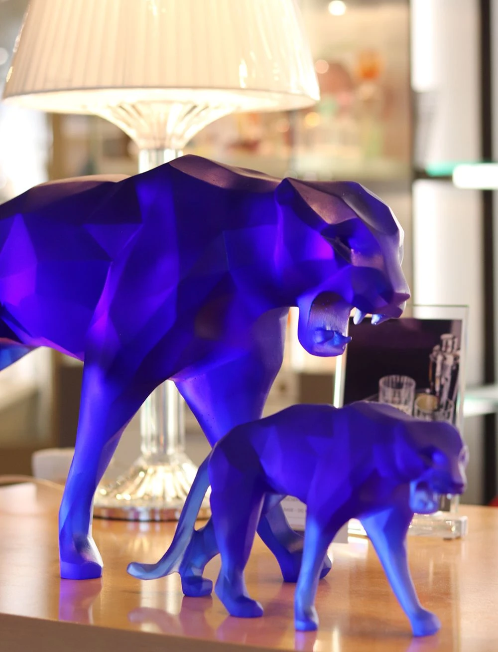 Wild Panther Bleu Orlinski Daum 1 Wild Panther Bleu Orlinski Daum