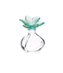Daum Amaryllis Crystal Perfume Bottle - Signed Unique Piece