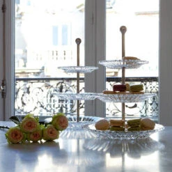 Baccarat Mille Nuits Three-Tier Crystal Serviteur