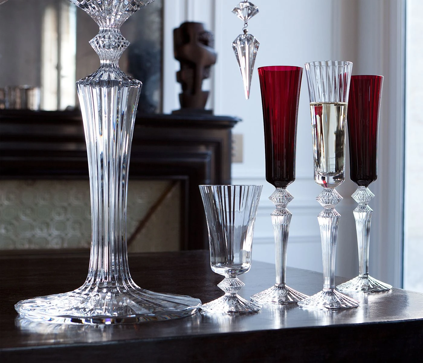 Baccarat Mille Nuits Flutissimo Champagne Flute by Mathias 2 Baccarat Mille Nuits Flutissimo Champagne Flute by Mathias – Image 2