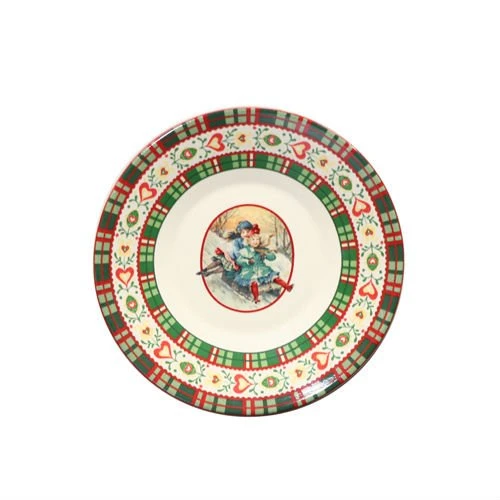 Niderviller Saint Petersbourg Artisanal Bread Plate - Hand-Painted 2 Niderviller Saint Petersbourg Artisanal Bread Plate - Hand-Painted – Image 2