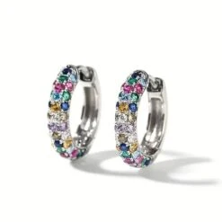 Boucles D’oreilles Mosaïque Précieuse