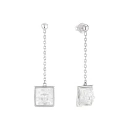 Boucles D’oreilles Aréthuse Chaîne Lalique