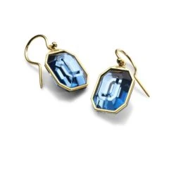 Boucles D’oreilles Harcourt Cristal Baccarat 7 Boucles D’oreilles Harcourt Cristal Baccarat -OBJETS DÉCORATIFS CRISTAL boucles oreilles bleu harcourt baccarat