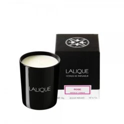 Lalique Bougie Parfumée Rose : Collection Voyage de Parfumeur