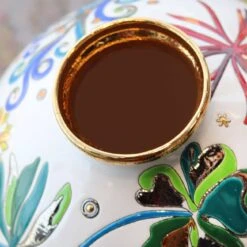 Boule Coloniale Extravaganza Émaux De Longwy -OBJETS DÉCORATIFS CRISTAL boule extravaganza longwy