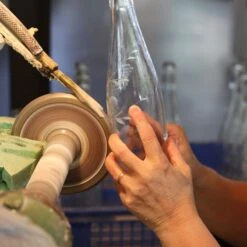 Bouteille en Cristal Taillé Main pour Spiritueux - 50cl -OBJETS DÉCORATIFS CRISTAL bouteille verre taille