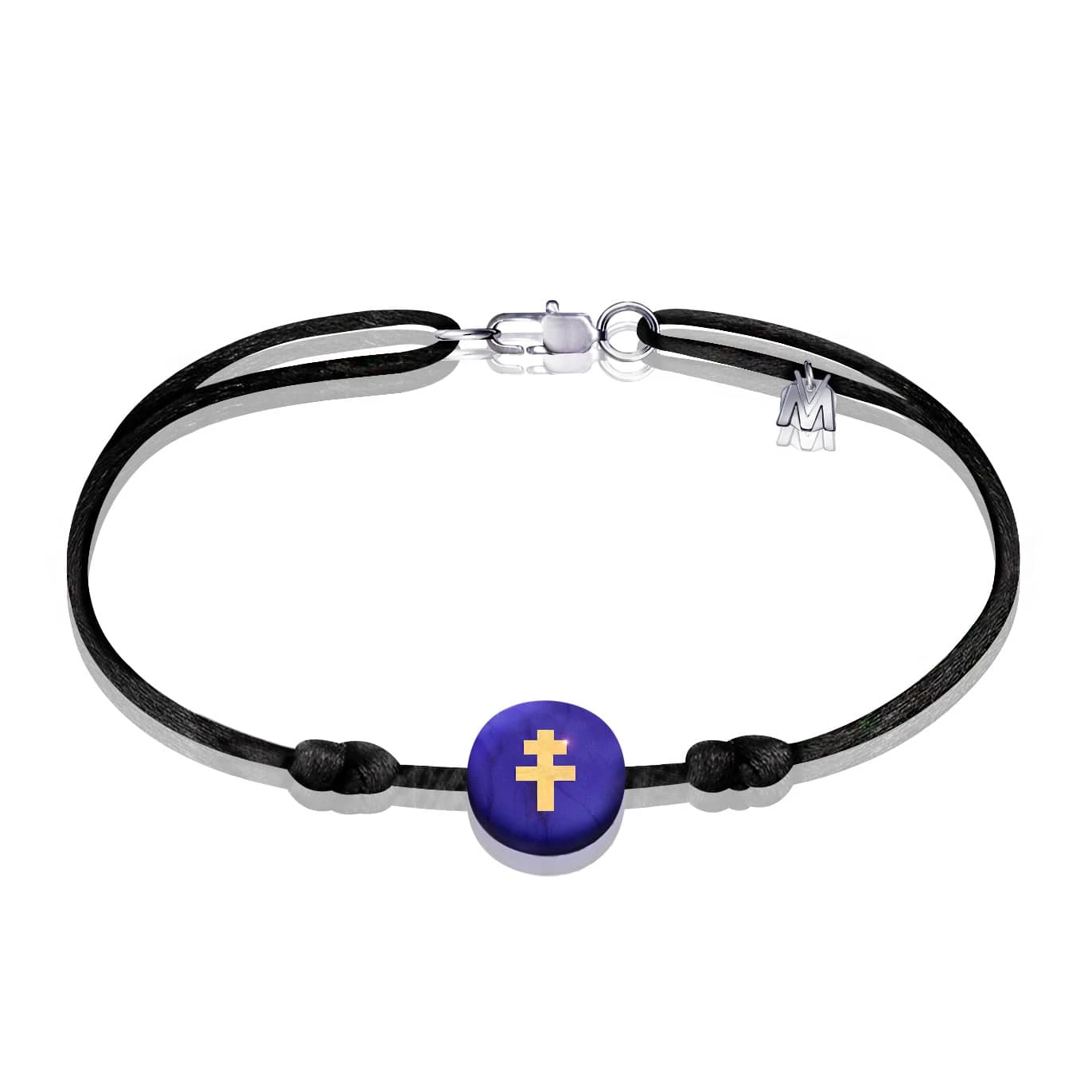 Bracelet Croix De Lorraine Bleu Michaël Vessière 1 Bracelet Croix De Lorraine Bleu Michaël Vessière