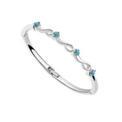 Bracelet Rigide étoile Cristal Turquoise