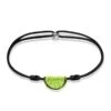 Michaël Vessière Le Mojito Crystal Bracelet with Adjustable Satin Cord